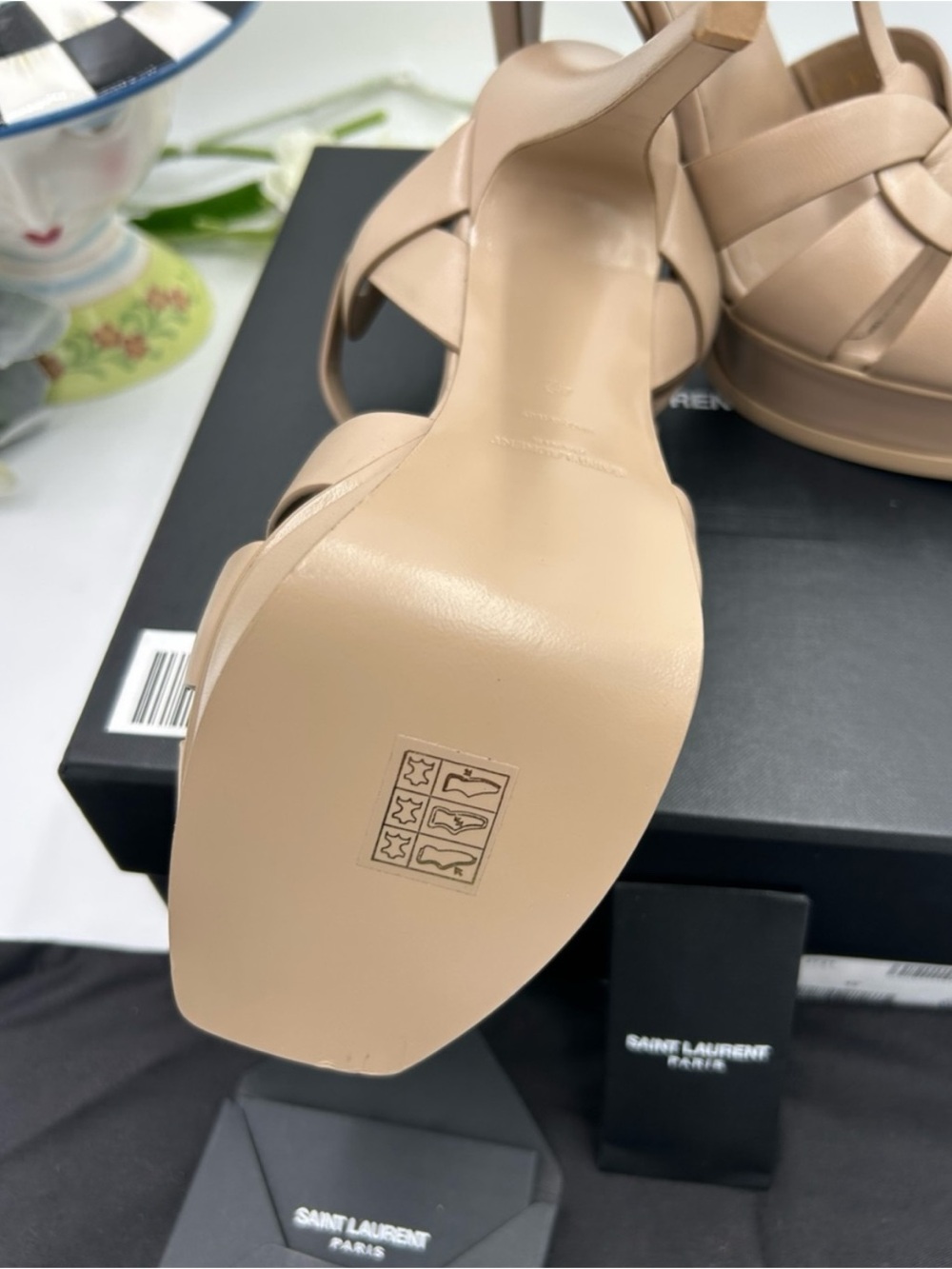 Women's Saint Laurent tribute platform sandals size 42 fits 11
US made in Italy - Picture 5 of 7